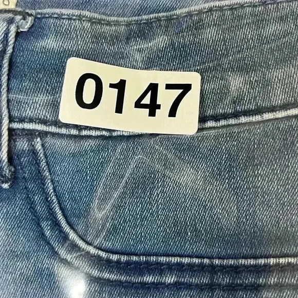 Abercrombie & Fitch jeans Women’s 2R 26/29 blue denim tapered stretch - Picture 9 of 9